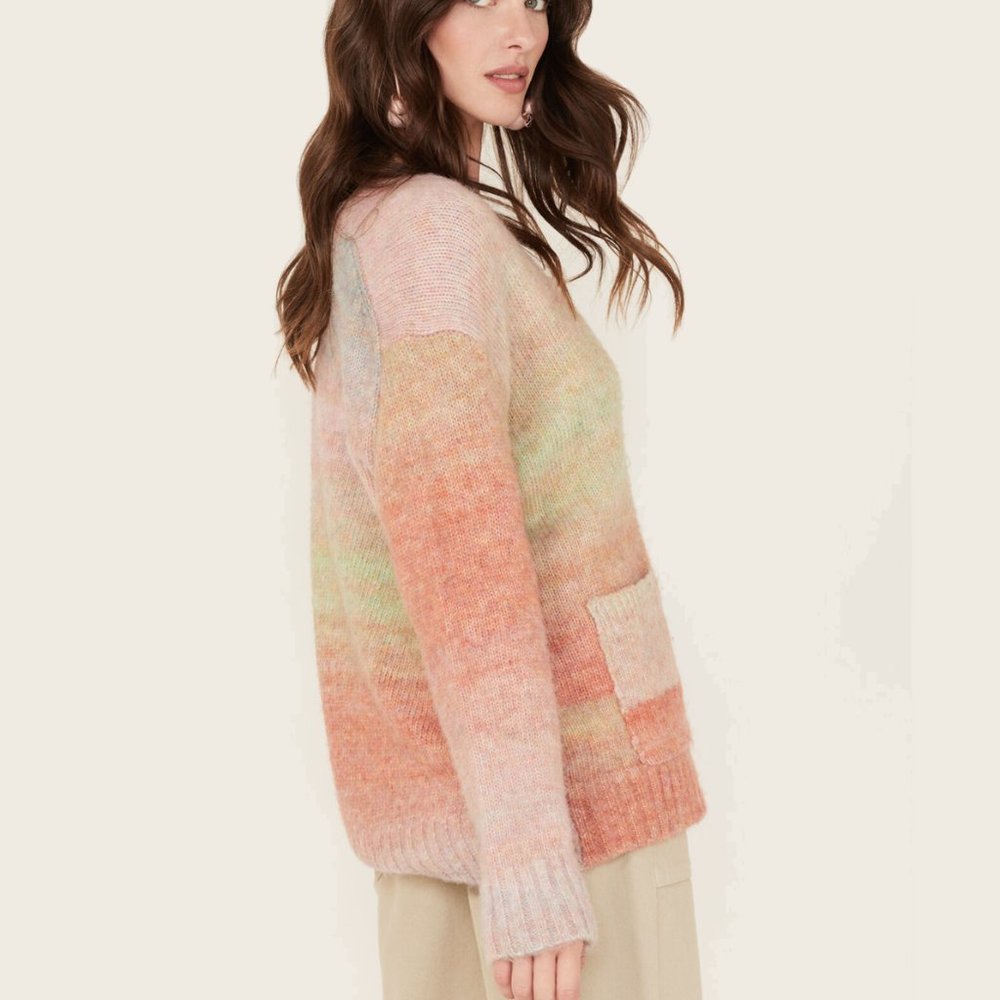 REVEL WOMEN'S KNIT BUTTON-FRONT OVERSIZED CARDIGAN